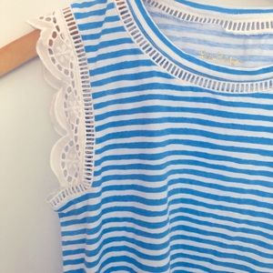 Lilly Pulitzer eyelet sleeveless tank